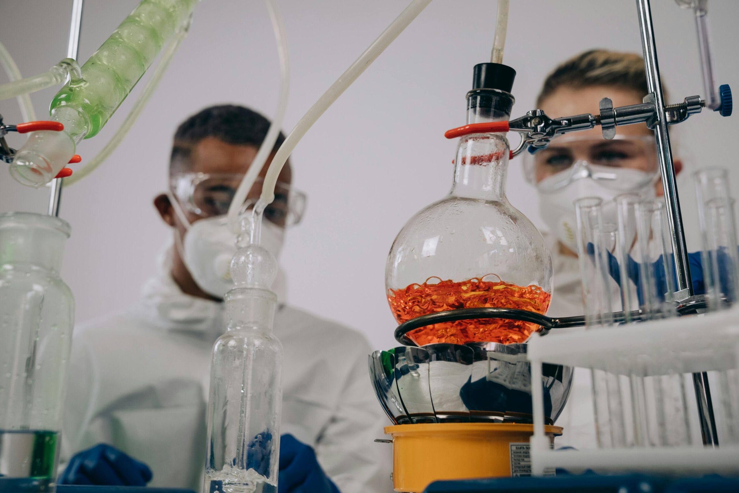Lab5 laboratory in operation with doctors working